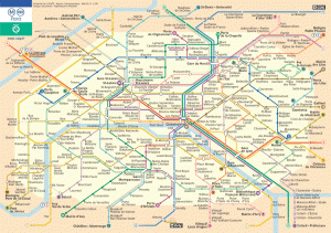 plan Metro Parisien